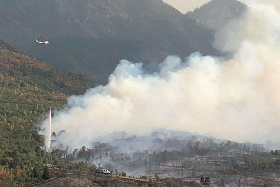 Crews battle the William Fire near Santaquin.