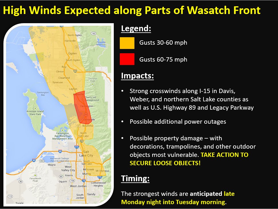 Arctic storm system: High wind warning issued for northern Utah with gusts up to 75 mph