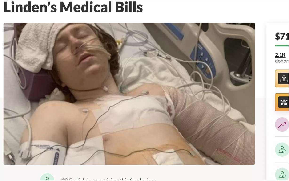 A photograph of Linden Cameron, 13, is pictured on a GoFundMe page. Linden was shot by Salt Lake police on Friday, Sept. 4, 2020, and remained hospitalized Wednesday at Primary Children’s Hospital.