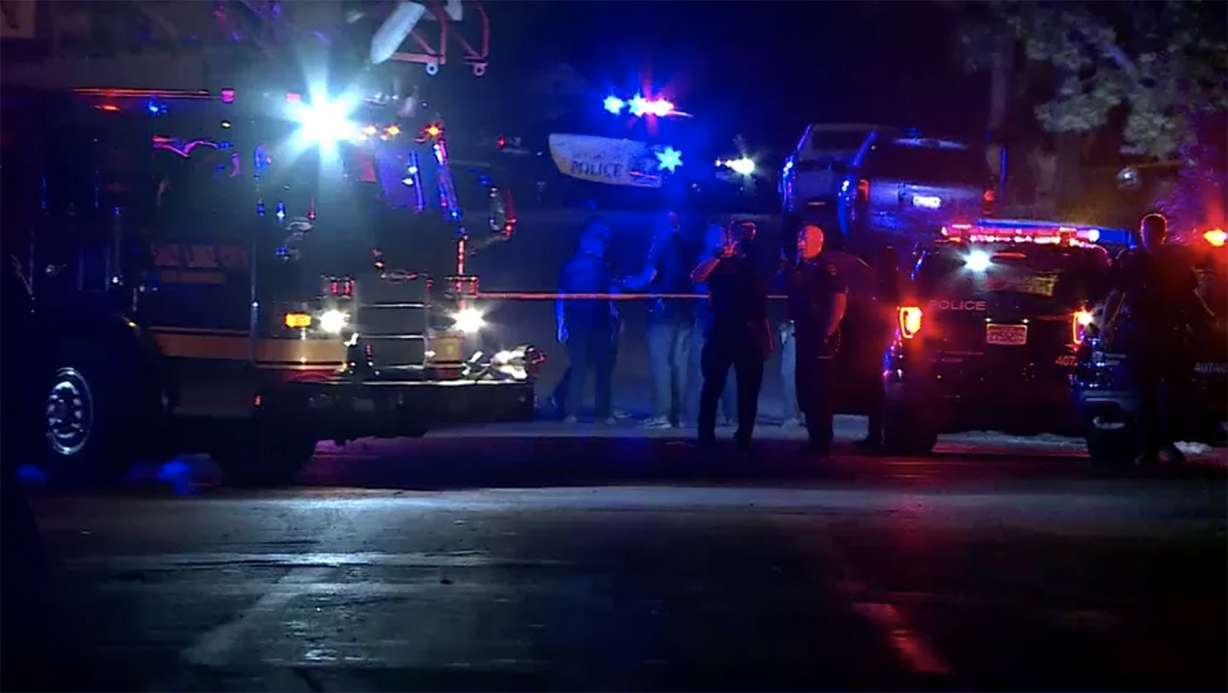 Police respond to 500 S. Navajo St. after an officer shot and injured a teenager who police said was experiencing a violent psychological episode on Friday, Sept. 4, 2020.