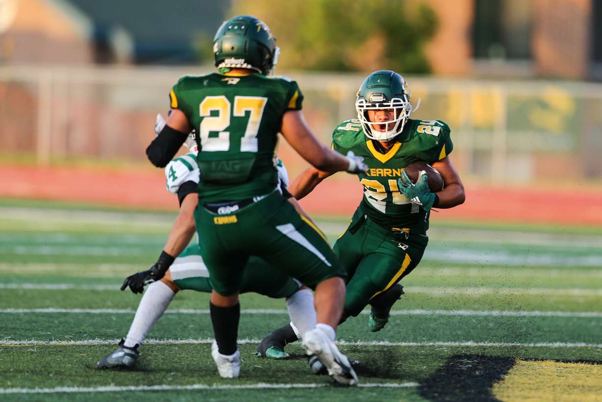 Olympus takes on Kearns at Kearns High School in Kearns on Friday, Aug. 28, 2020.