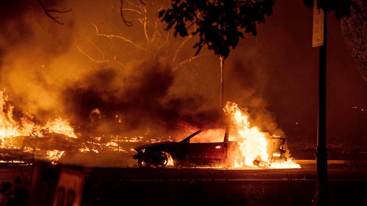 Officials battle online misinformation along with wildfires