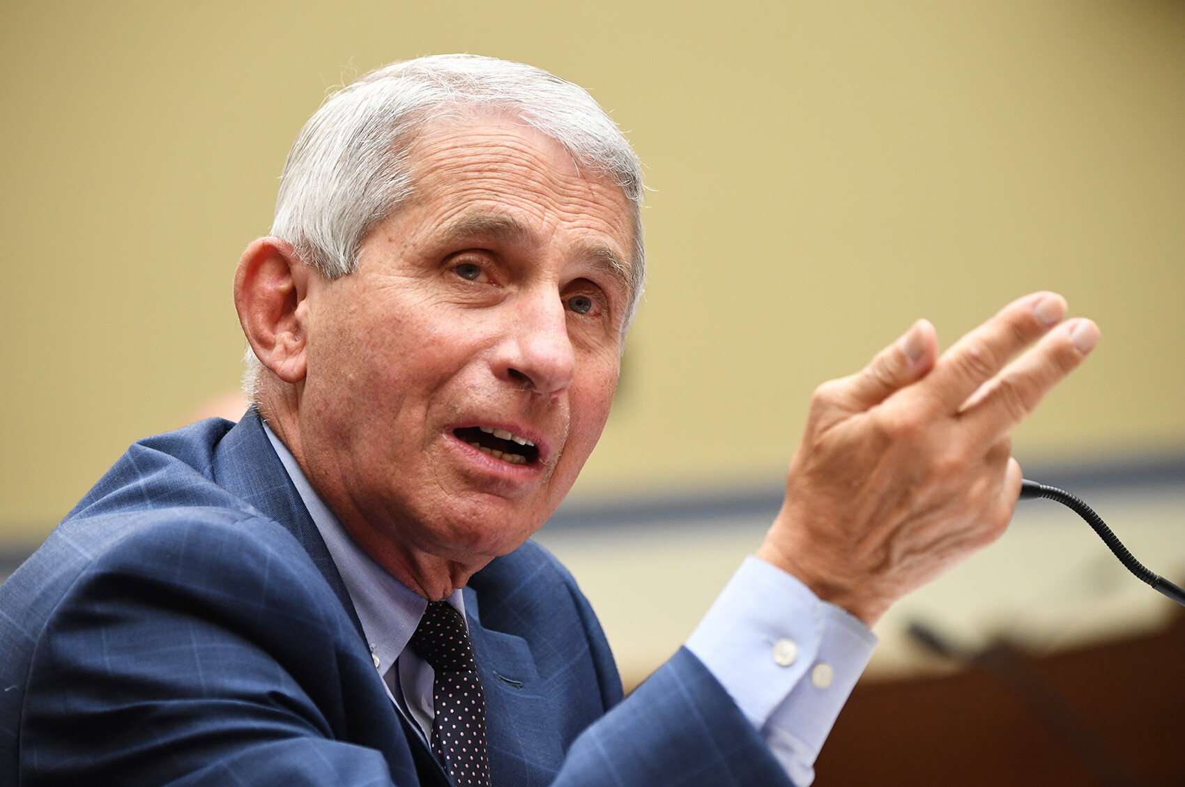 Dr. Anthony Fauci, director of the National Institute for Allergy and Infectious Diseases, testifies before a House Subcommittee on the Coronavirus Crisis hearing on July 31, 2020 in Washington, DC.