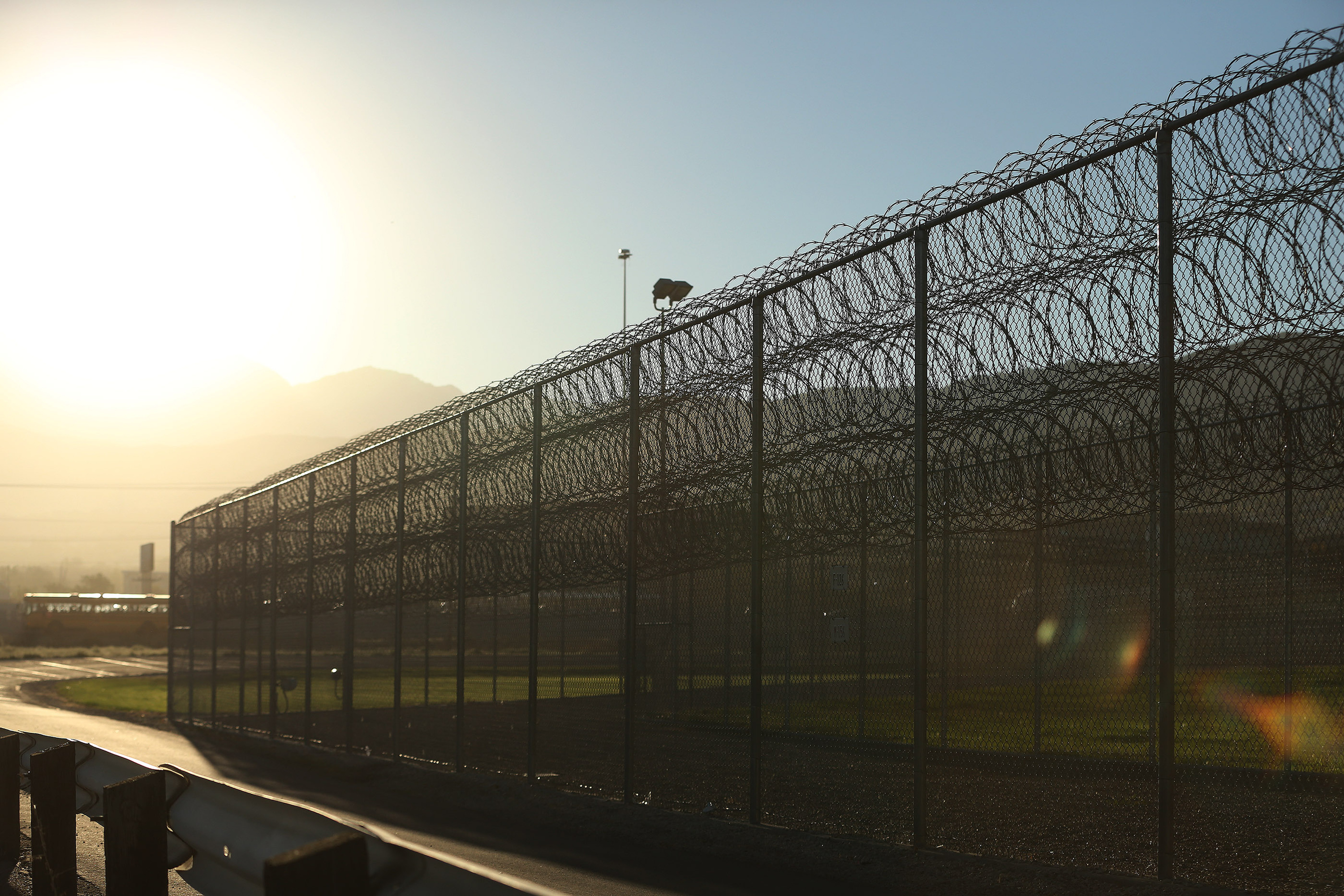 The sun rises over the Utah State Prison in Draper on Wednesday, Sept. 19, 2018.
