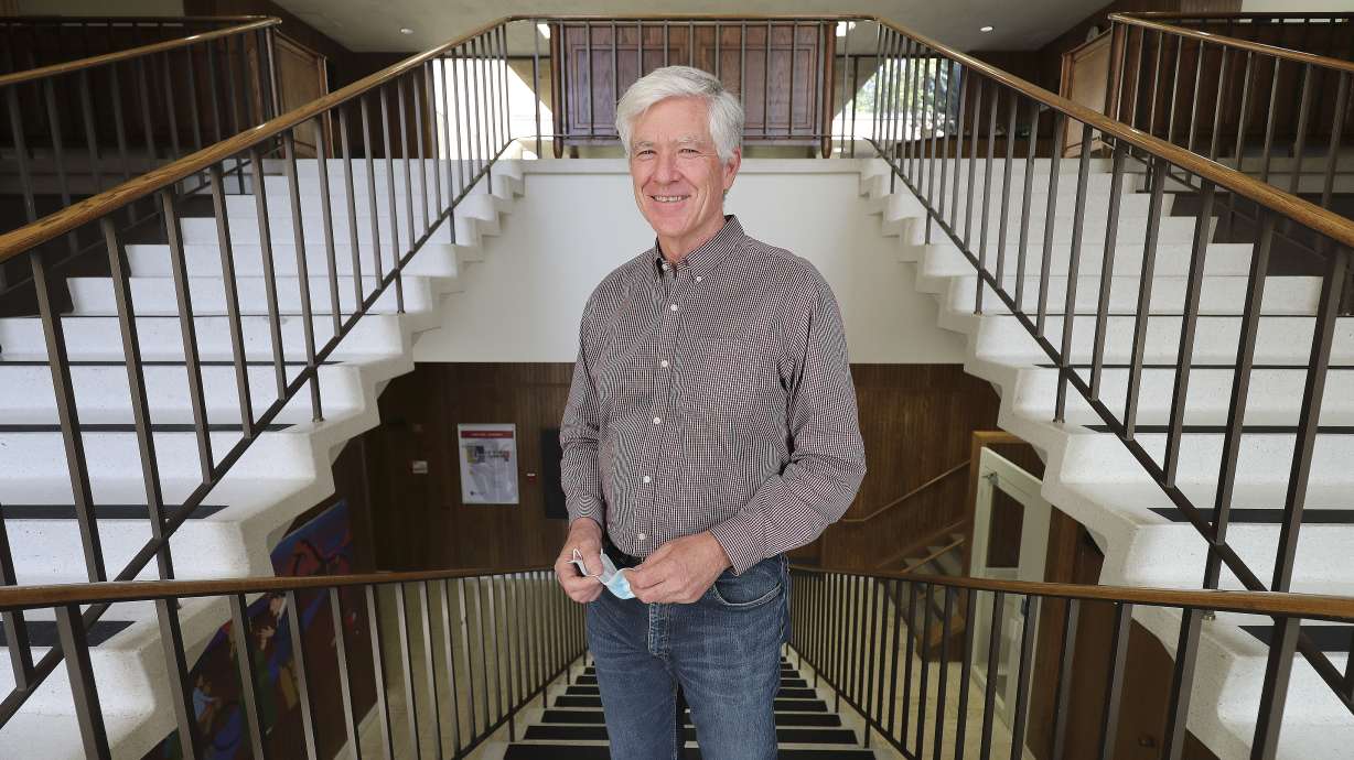 Interim Superintendent Larry Madden poses at the Salt Lake City School District's office in Salt Lake City on Friday, Sept. 11, 2020.