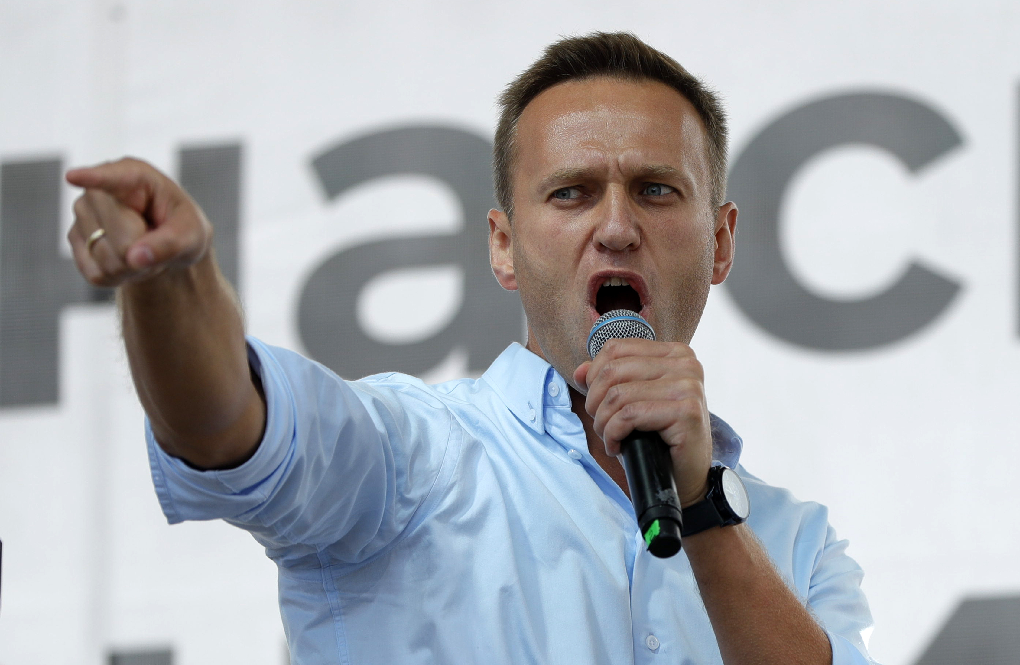 Russian opposition leader Navalny able to leave hospital bed