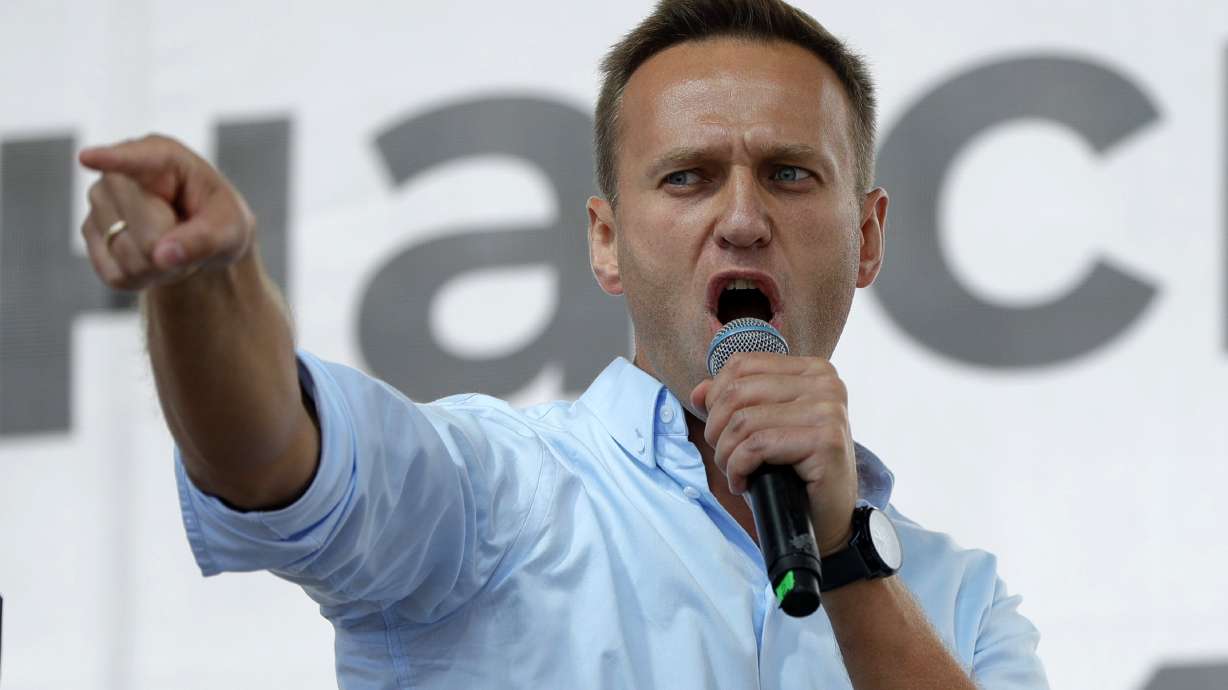 Russian opposition leader Navalny able to leave hospital bed