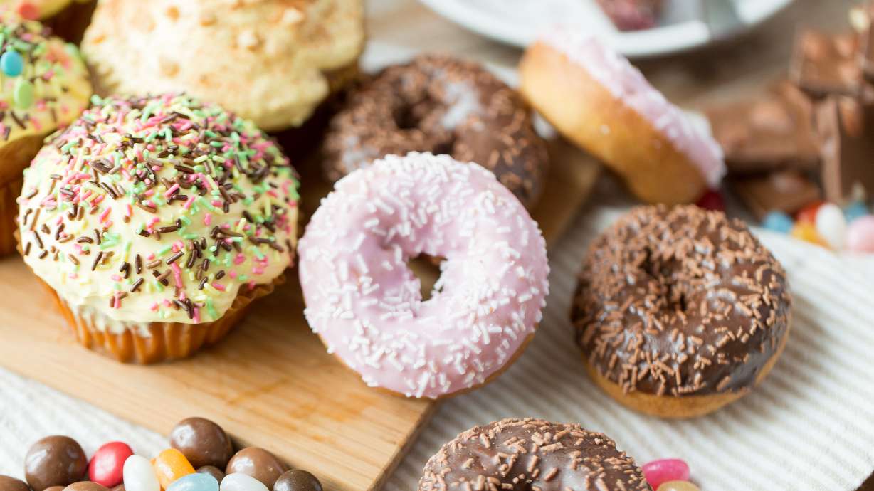 dessert, sugar, junk food, sugary, cupcakes, doughnuts, donut, candy