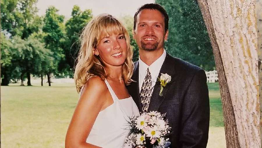 Cathy and Rick Fennell married at Mount Ogden Park where she spent her Monday clearing up debris.