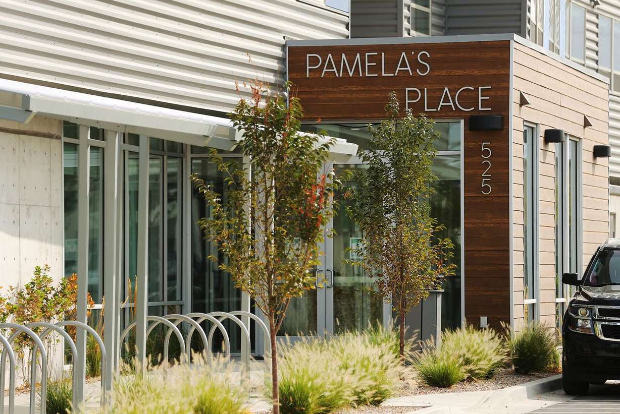 Pamela’s Place Apartments in Salt Lake City are pictured on Tuesday, Sept. 15, 2020. The Housing Authority of Salt Lake City's newest, permanent supportive housing development is named after Pamela Atkinson, a longtime community advocate for people experiencing homelessness.