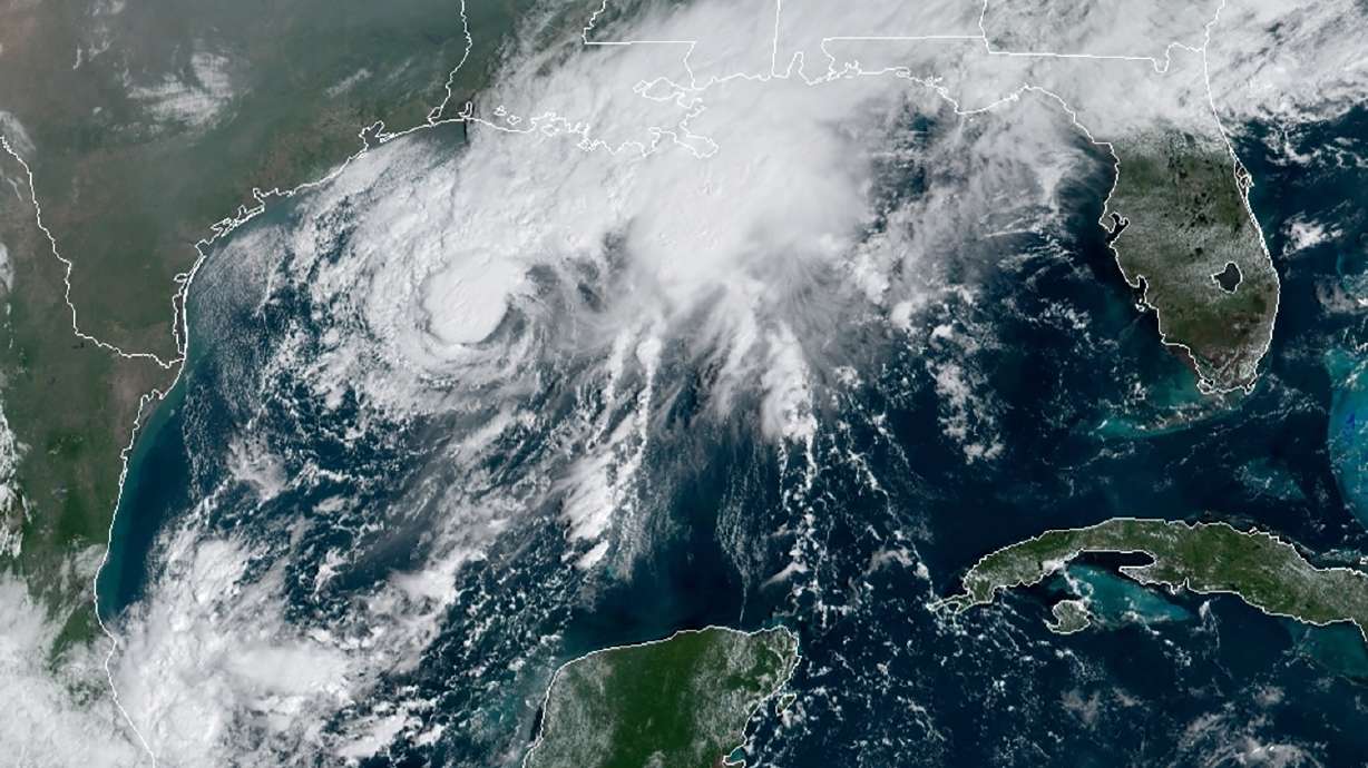 Tropical Storm Beta churns slowly toward Texas and Louisiana