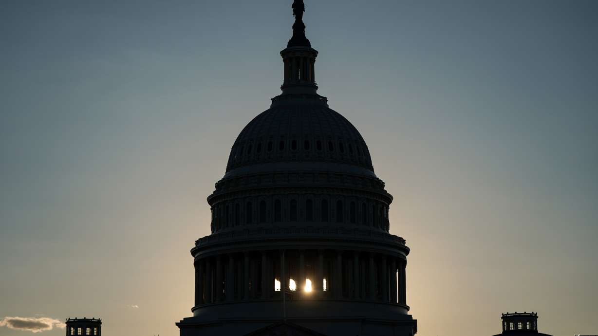 FILE PHOTO: Sunlight shines through the U.S. Capitol in Washington, U.S., September 20, 2020. REUTERS/Joshua Roberts