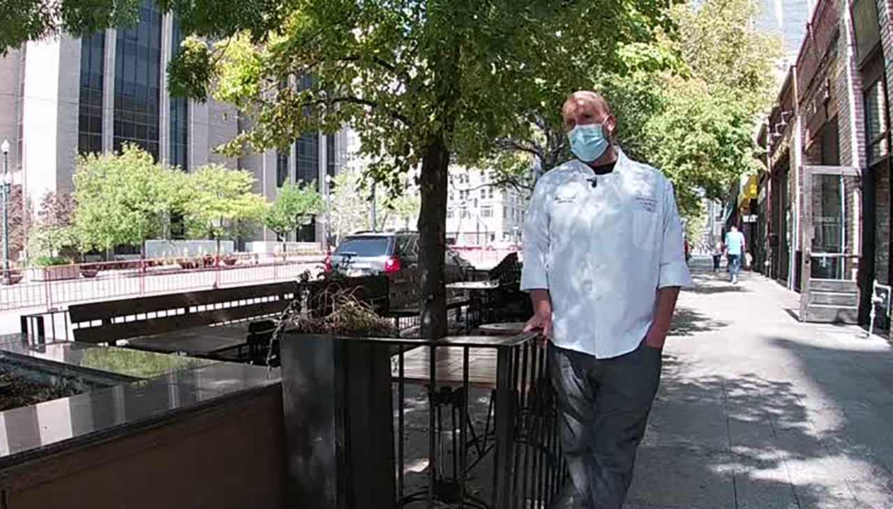 Matt Crandall is in charge of food and beverage operations at White Horse in downtown Salt Lake City.