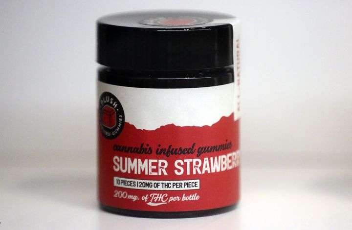 Cannabis infused gummies are for sale at Curaleaf, a cannabis dispensary, in Lehi on Wednesday, Sept. 23, 2020.