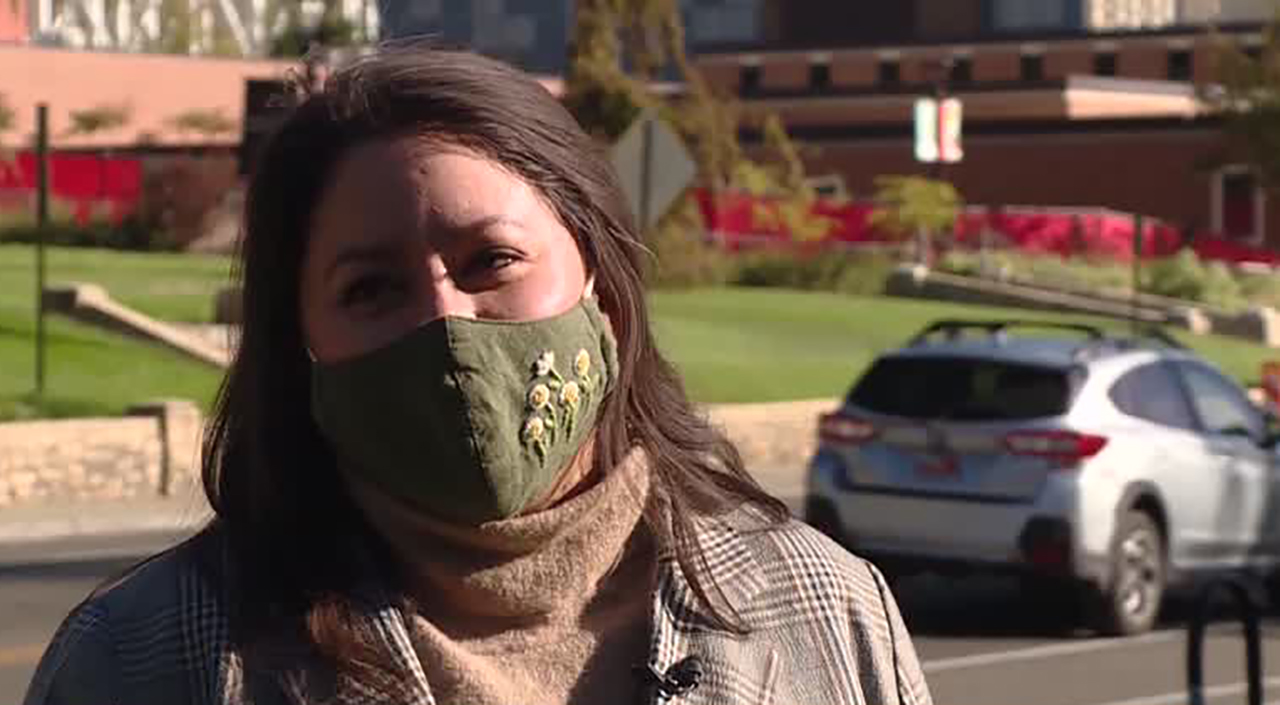 Tawnee Madlen lives across the street from the University of Utah campus.