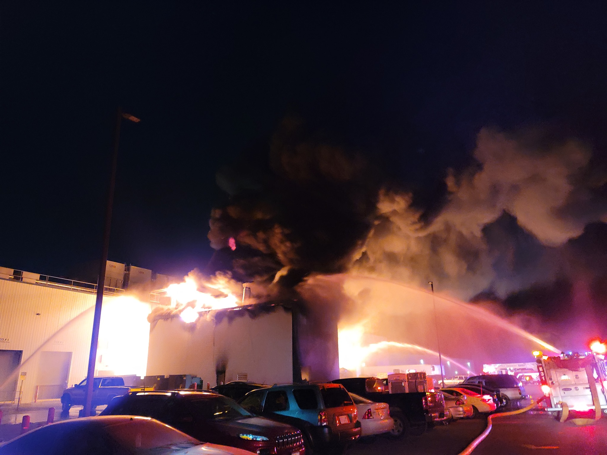 A fire at West Liberty Foods in Tremonton broke out on Friday, Oct. 2, 2020.