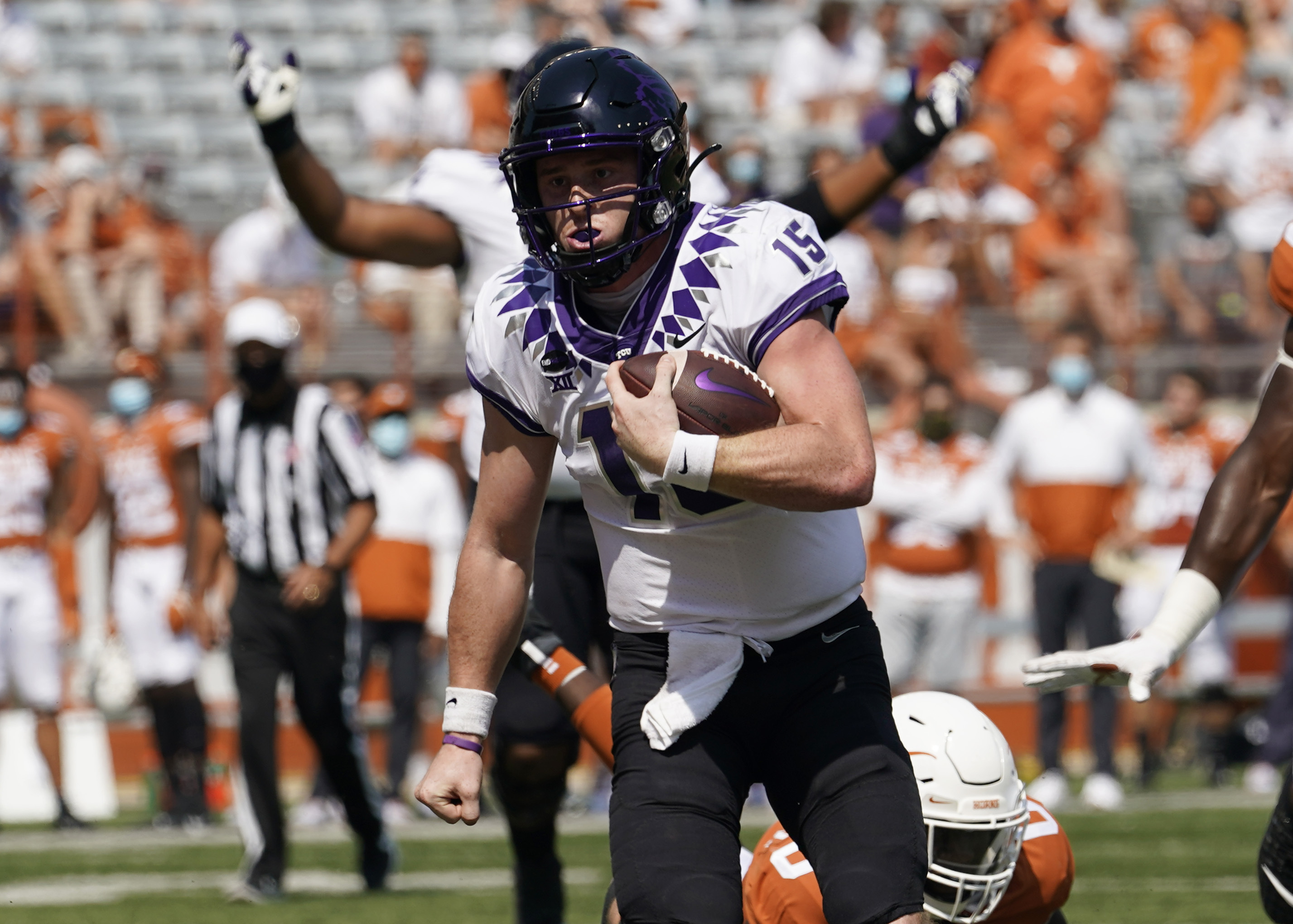 Max Duggan and TCU beat No. 9 Longhorns again 33-31
