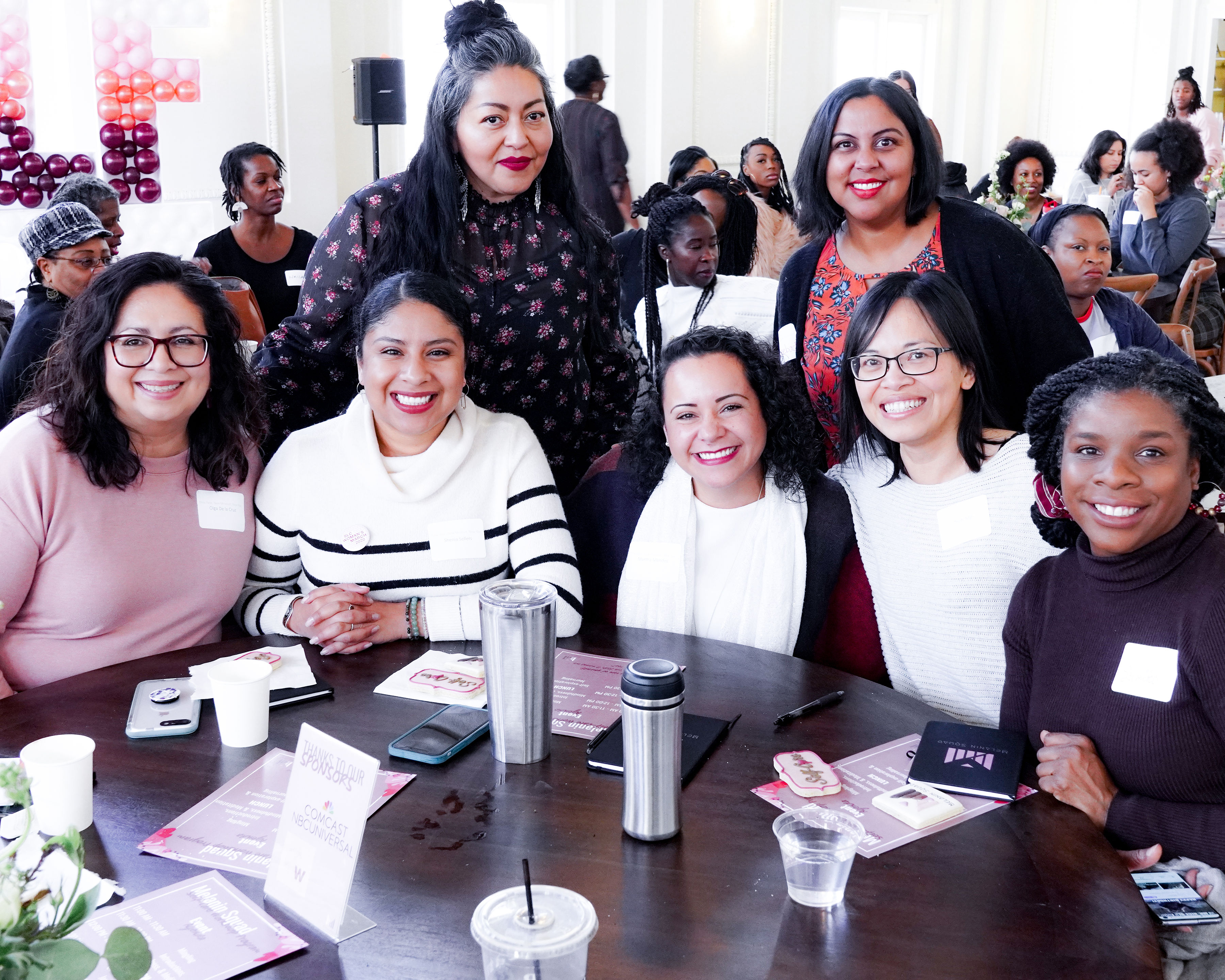 Members of the Melanin Squad pose during one of the group's events.