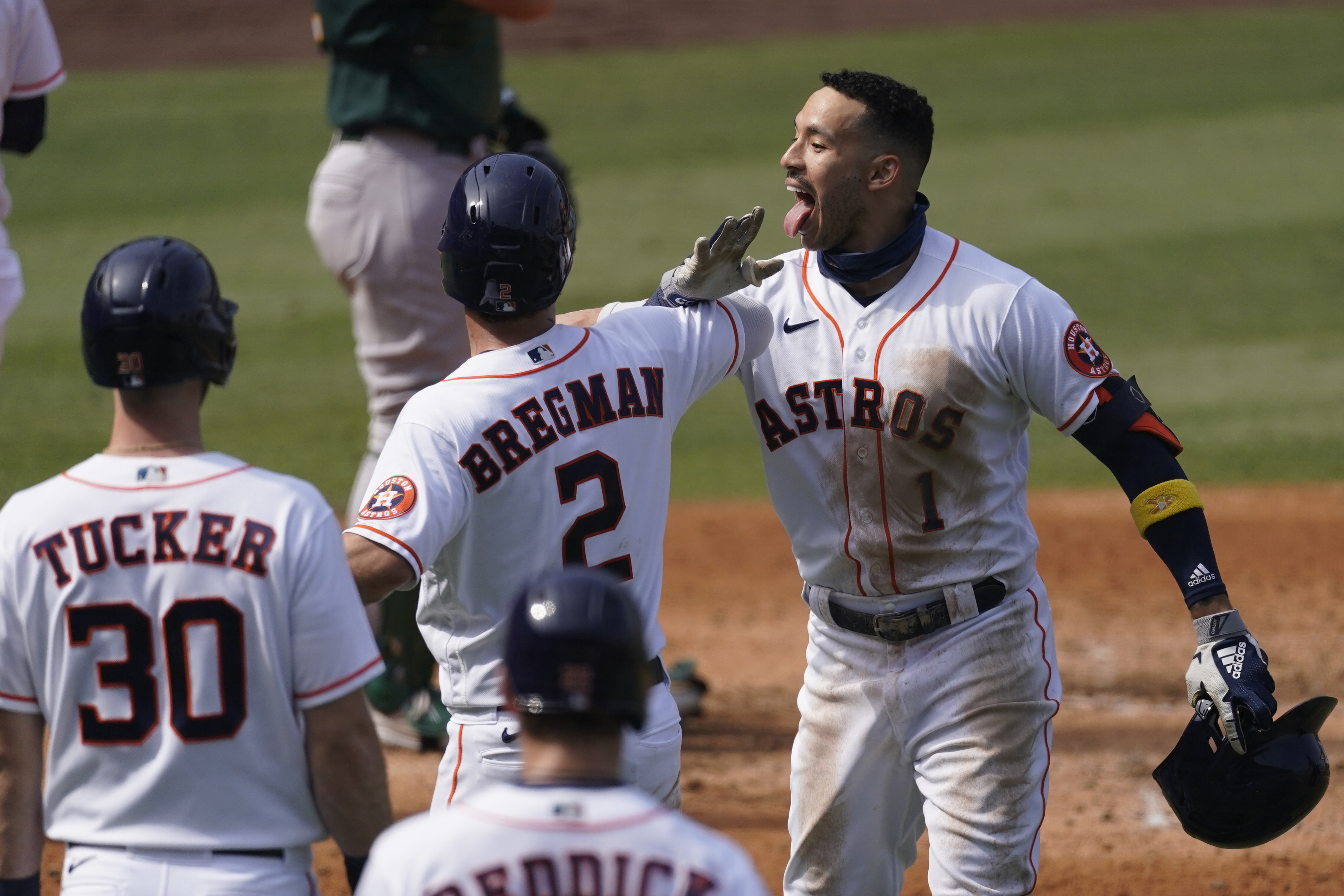 Bang! Bang! Astros thump away vs Oakland, return to ALCS