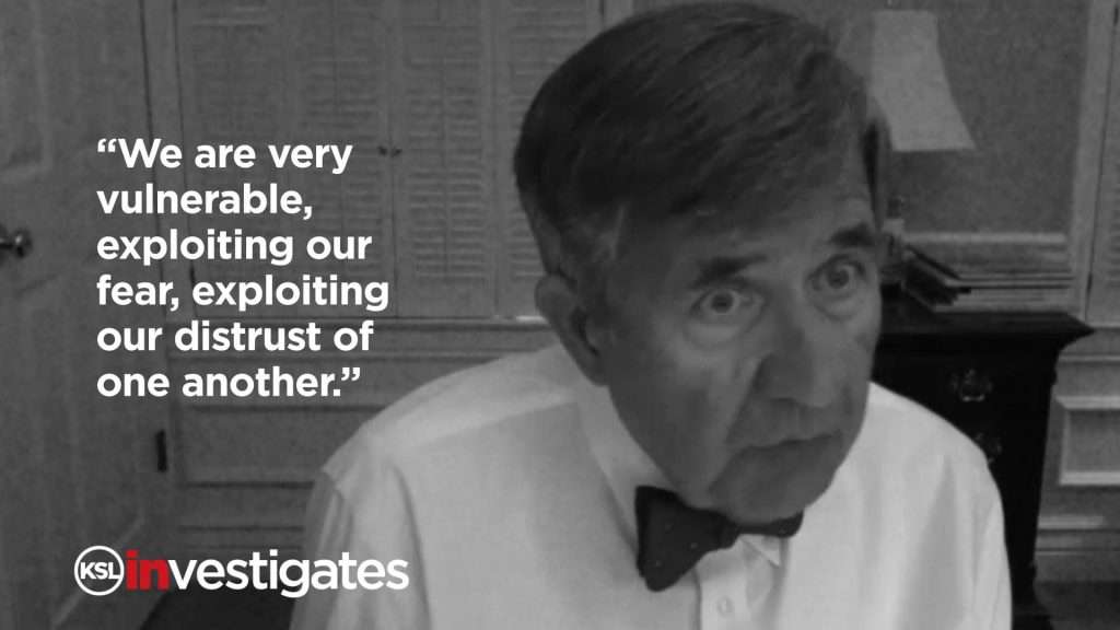 David Magleby, a professor emeritus at Brigham Young University, has traveled the country studying negative advertising for more than a decade.