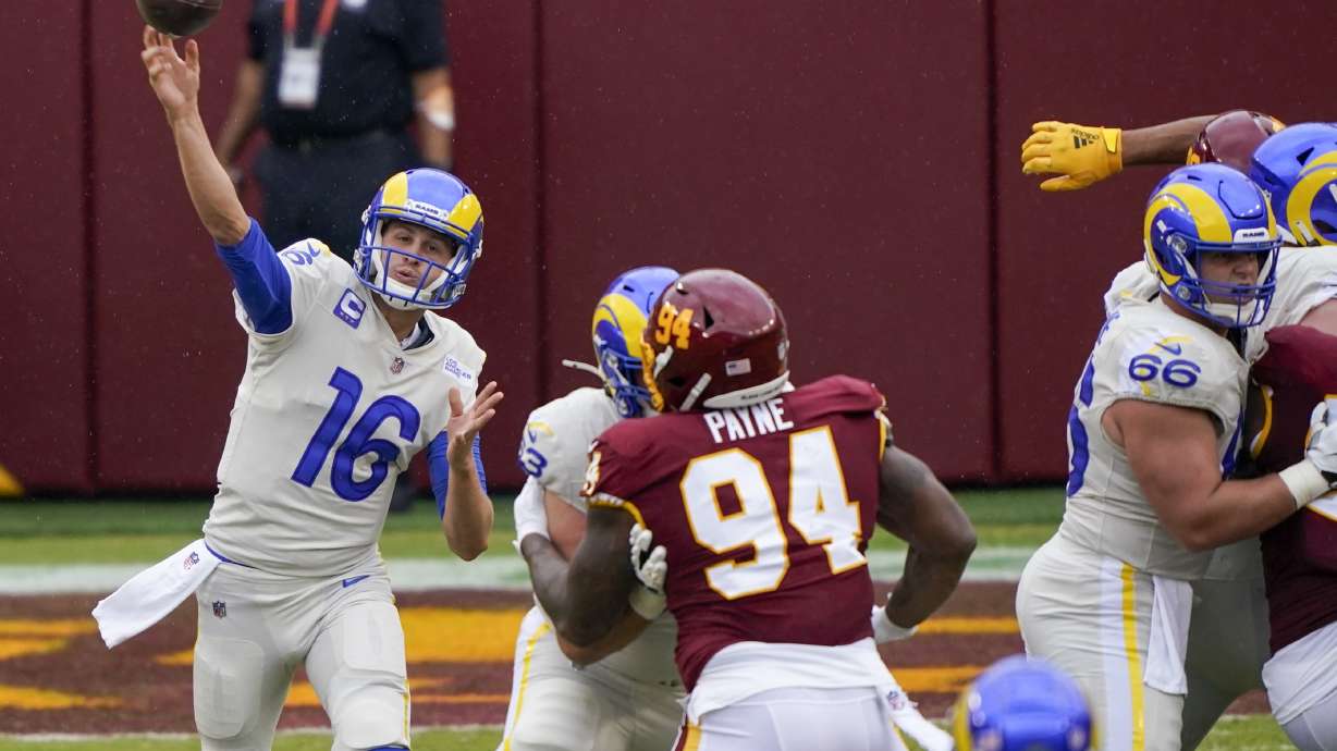 Smith returns as Goff-led Rams beat Washington to get to 4-1