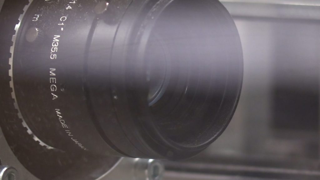 Each ballot is scanned by one of two Audience Response Systems machines to make sure signatures match.