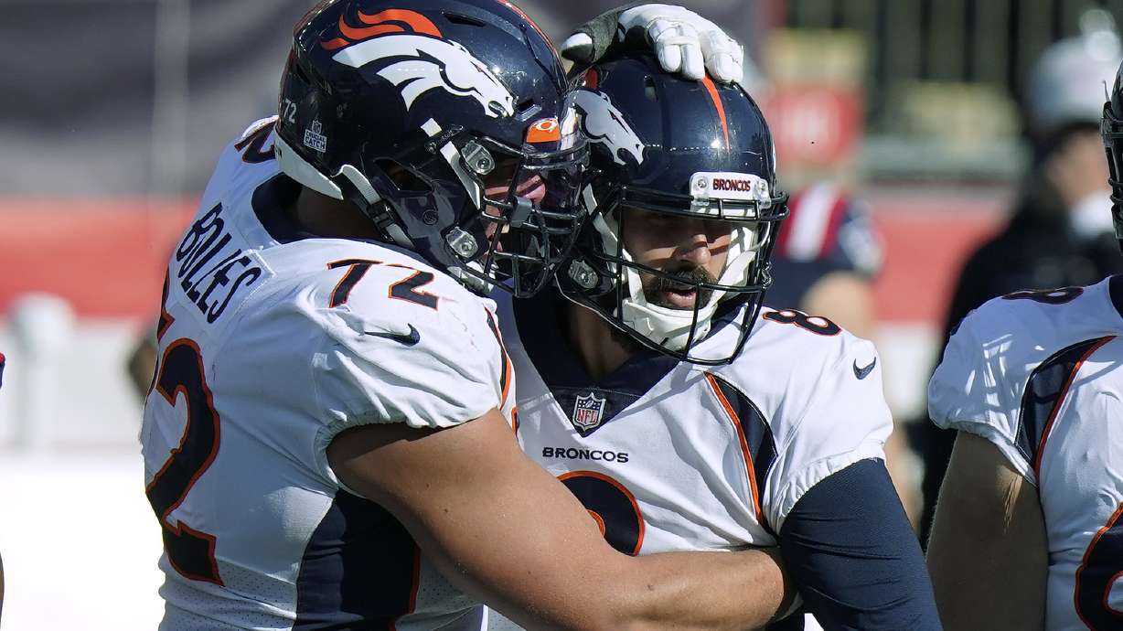 McManus' 6 FGs lift Broncos over Pats in COVID-delayed game