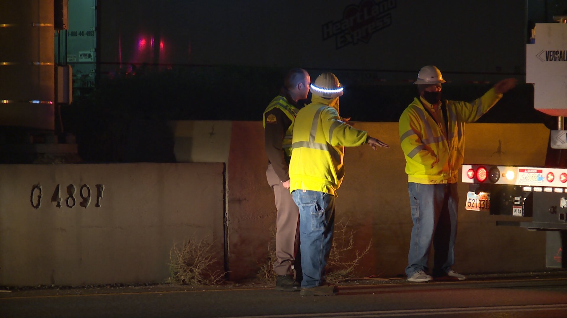 UDOT worker hit by vehicle on I-15 in Davis County