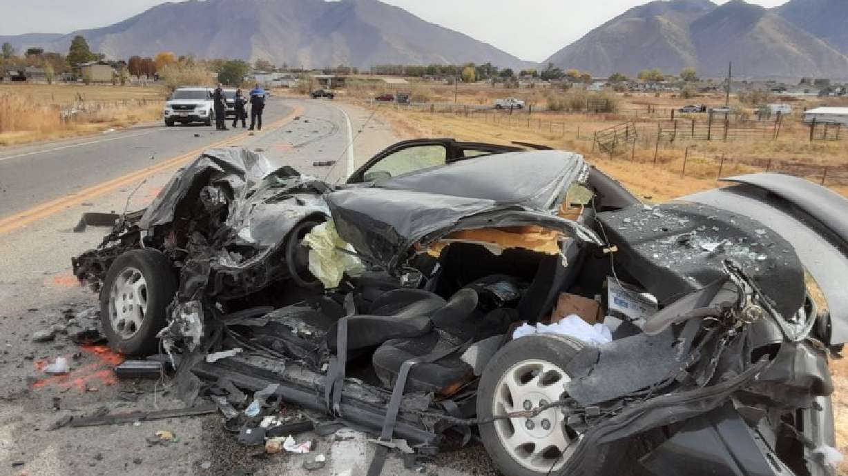 Garrett Frank Harris, 44, was arrested and booked into Utah County Jail on Friday, Oct. 23, 2020 for investigation of automobile homicide, and driving under the influence. Harris was involved in a crash that killed 17-year-old Landon Wilkerson.