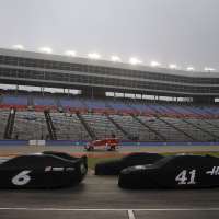 NASCAR's Cup playoff at misty Texas put on hold another day