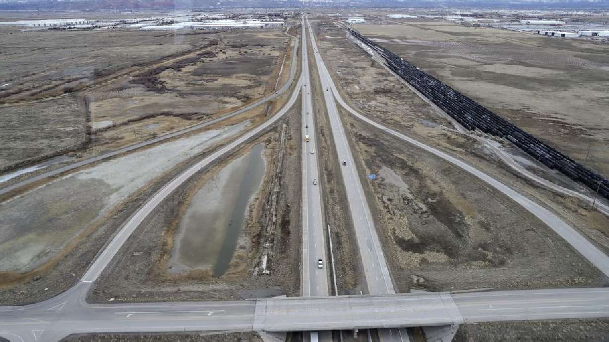 Area at I-80 near 7200 West where the Utah Inland Port is planned to be built in Salt Lake City on Monday, Jan. 27, 2020.