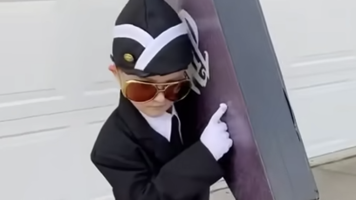 Have You Seen This? This kid already won Halloween