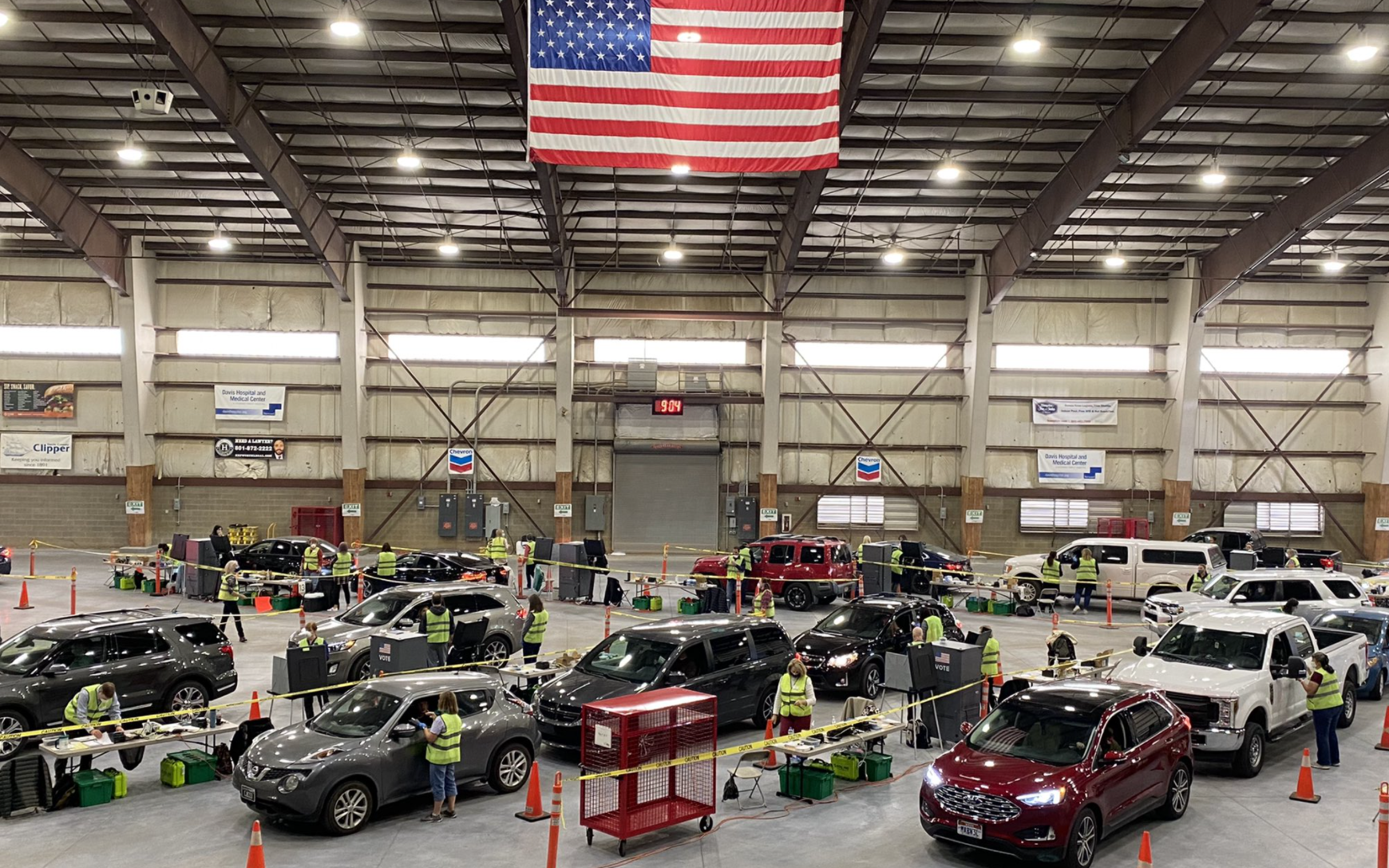 Some Utahns used drive-thru voting to cast their ballots this year