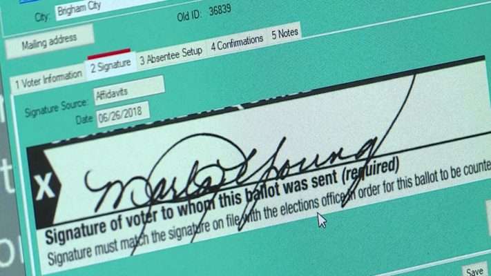 When a vote-sorting machine finds a discrepancy in your signature you have the opportunity to cure your ballot.
