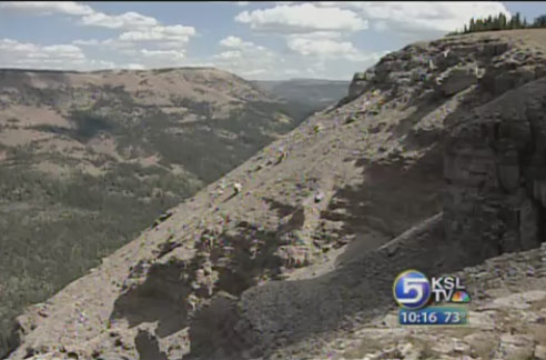 Inspectors Bike Inside Mountain to Check Water Supply Safety