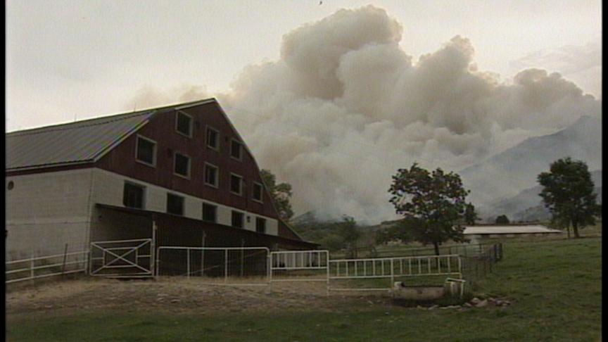 Rain Helps Subdue Fire in Layton