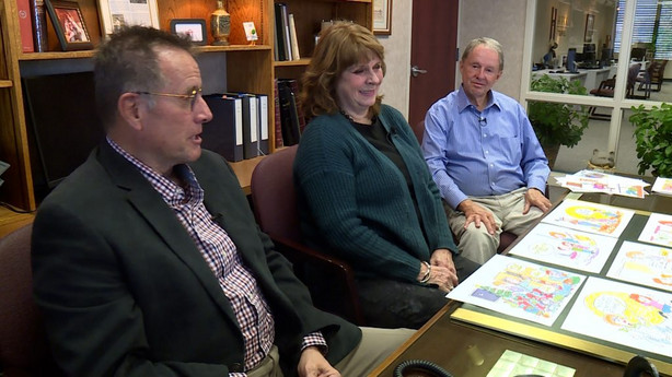 Norm and Al Hess with sister Kathy Holt-Given.