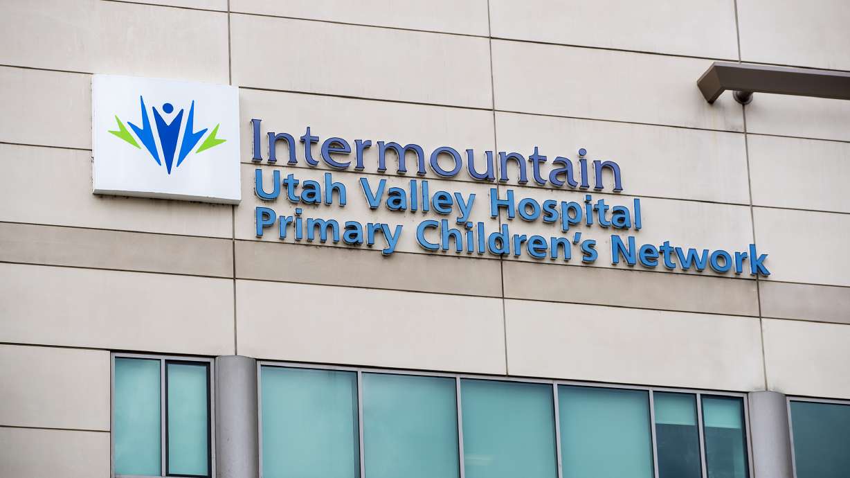 Utah Valley Hospital in Provo is pictured on Monday, Aug. 20, 2018.