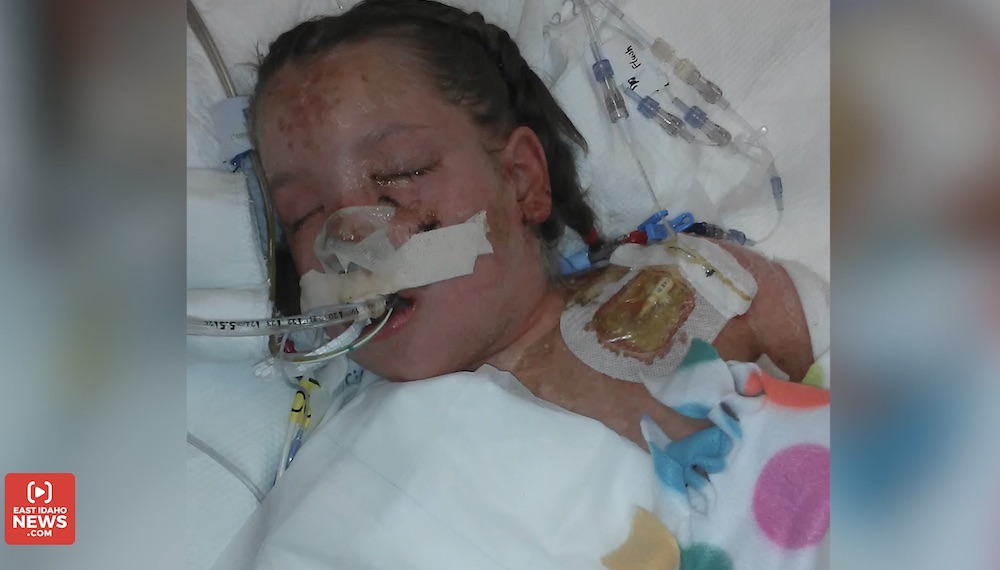 Rosalie Parker in Primary Children’s Hospital.