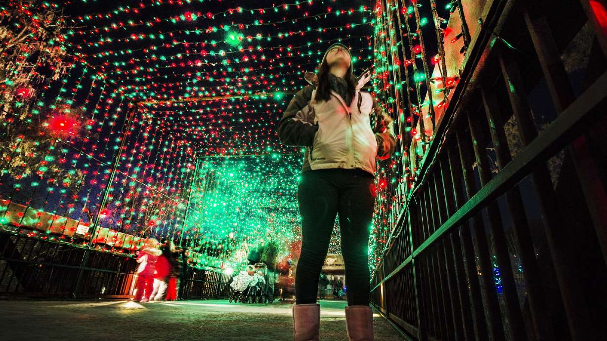 Hogle Zoo's 'ZooLights' free this year, but tickets sell out in hours