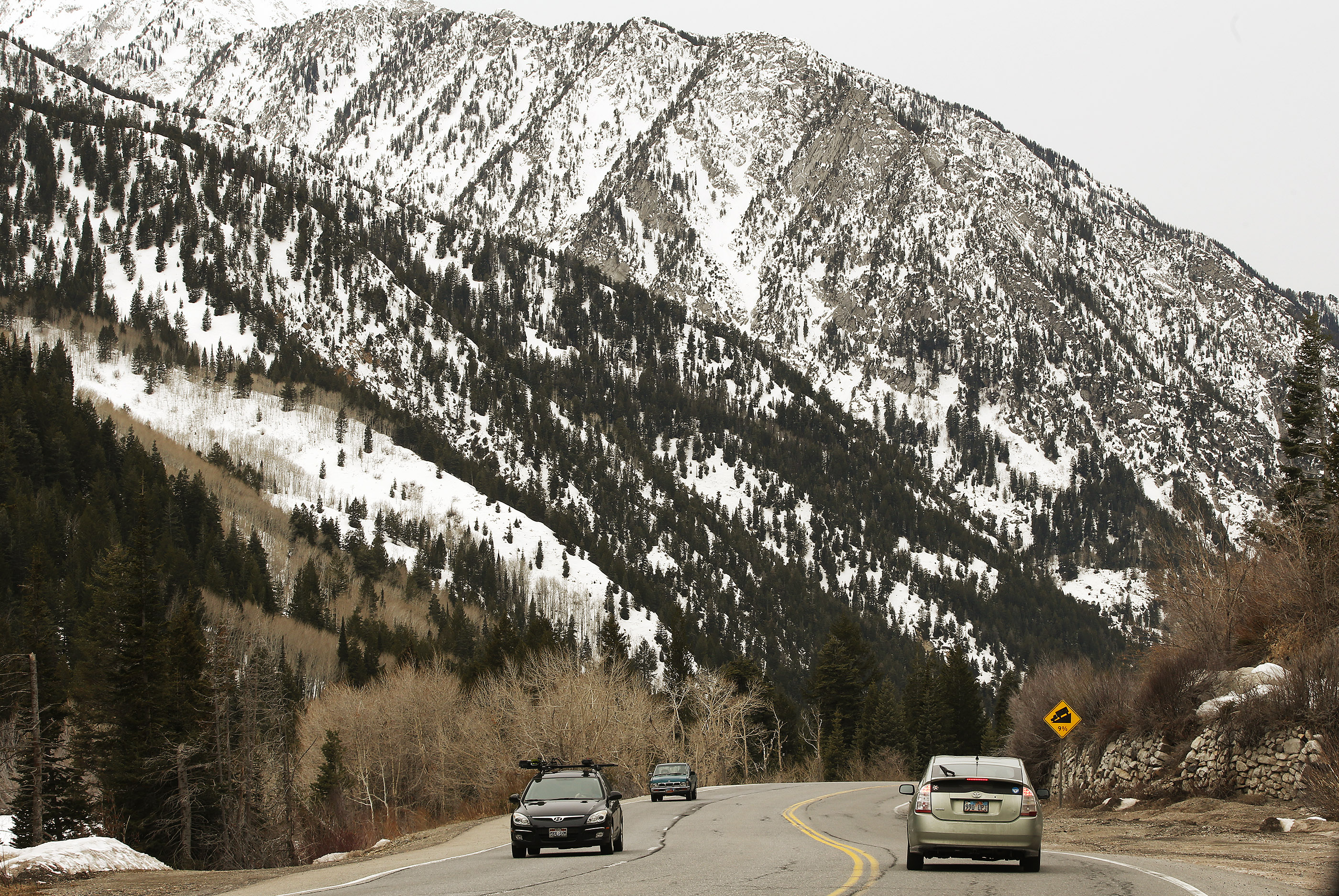 20180404
Little snow remains in Little Cottonwood Canyon on Wednesday, April 4, 2018.