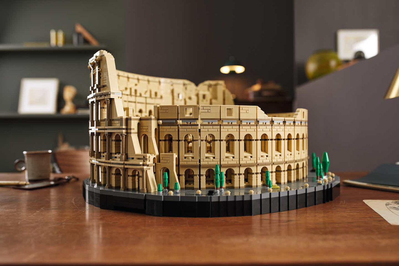 The Colosseum is the largest Lego
brick set ever, the company says.