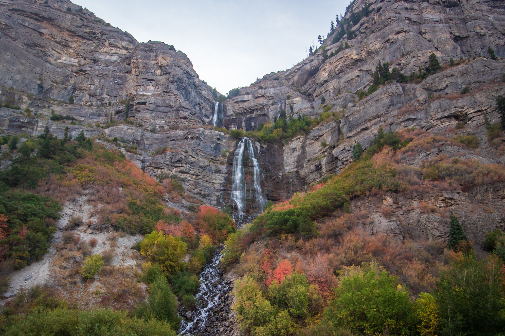 Bridal Veil Falls in Provo Canyon on Saturday, Sept. 26, 2020.
