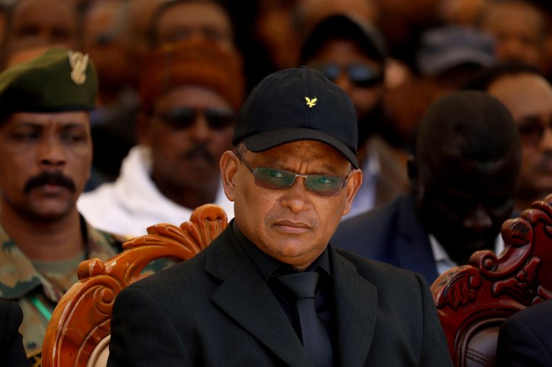 FILE PHOTO: Debretsion Gebremichael, Tigray Regional President in Mekele, Tigray Region, Ethiopia June 26, 2019. REUTERS/Tiksa Negeri/File Photo