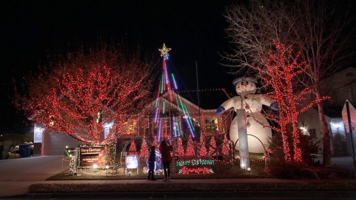 The 60,000-light display at 6388 S. Wakefield Way helps to raise charitable donations for the Mascot Miracles Foundation.