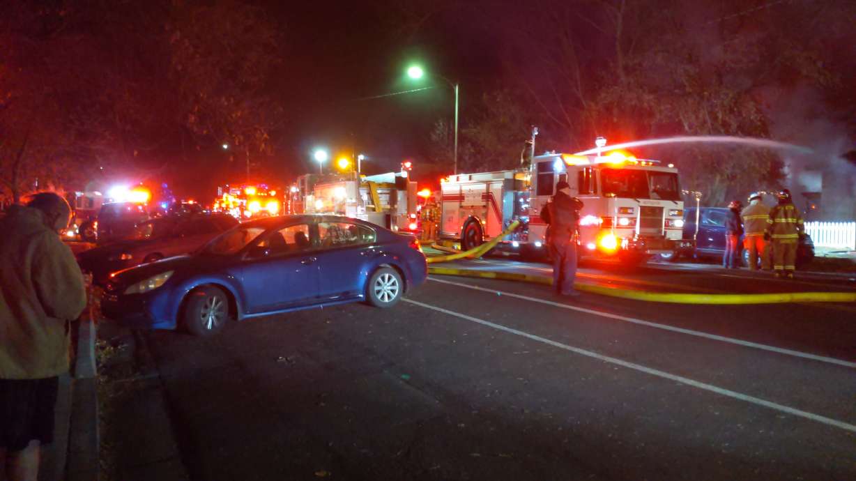 Springville house fire leaves elderly man in critical condition