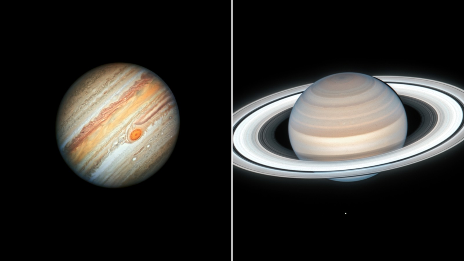 Jupiter and Saturn will look like a double planet later this month.