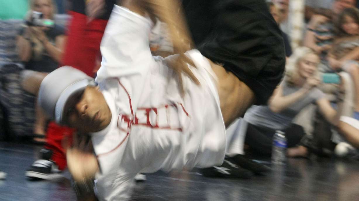 Bboy Monkee with the Flavanoids Crew competes during the Bboy Federation Series 2 at the Utah Arts Alliance in Salt Lake City in this Sept. 4, 2010 file photo. Breakdancing is now an official Olympic sport.