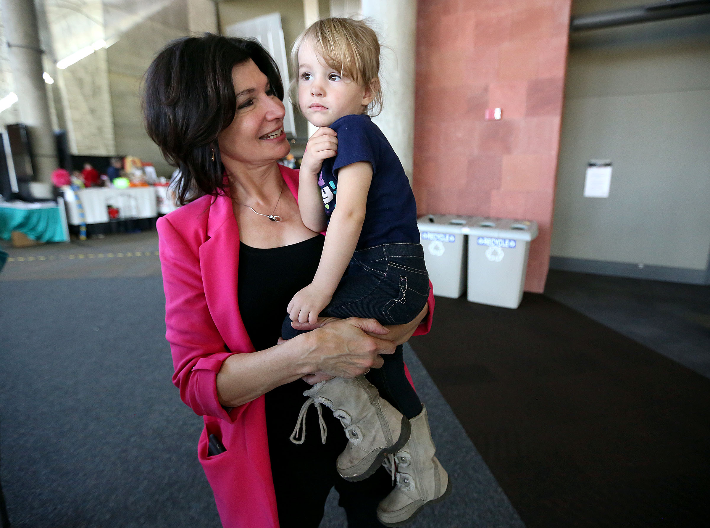 20171019



Lily Eskelsen Garcia, president of the National Education Association, holds her granddaughter, Lily Jo Eskelsen, at the annual Utah Education Association convention at the South Towne Expo Center in Sandy on Thursday, Oct. 19, 2017.