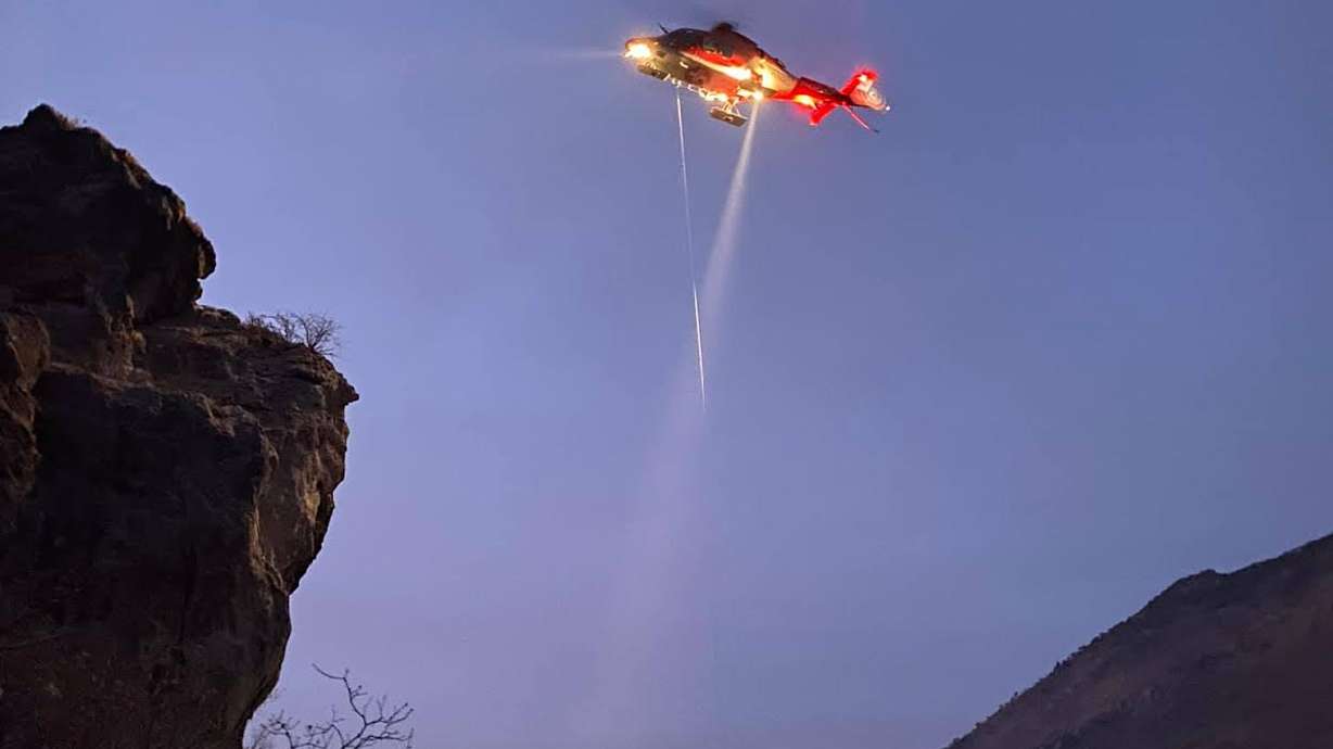 Injured hiker rescued after falling off a cliff in Neffs Canyon